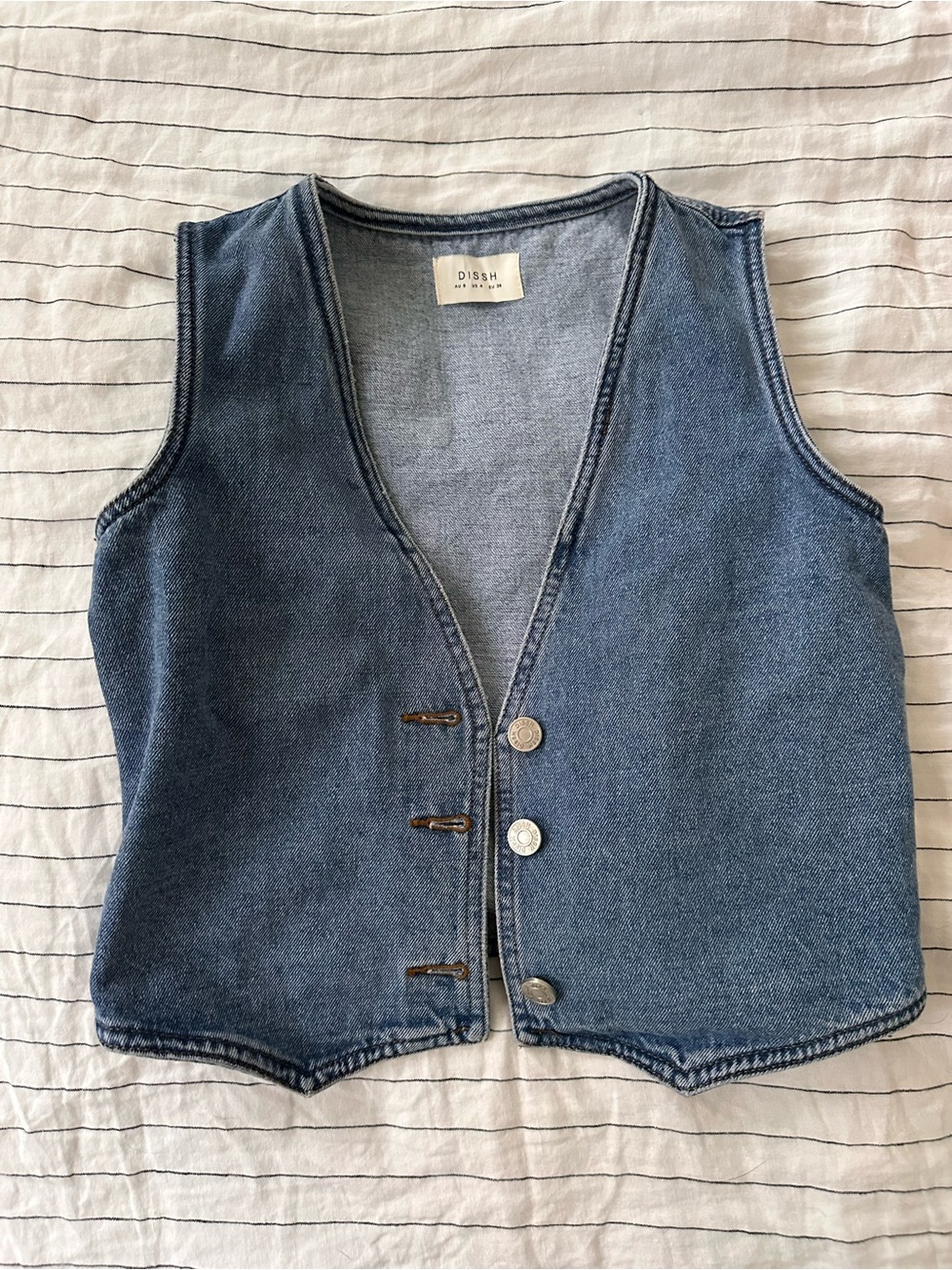 DISSH Light Blue Denim Vest